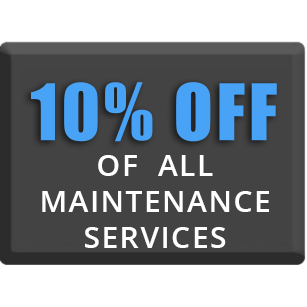 10% off all maintenance